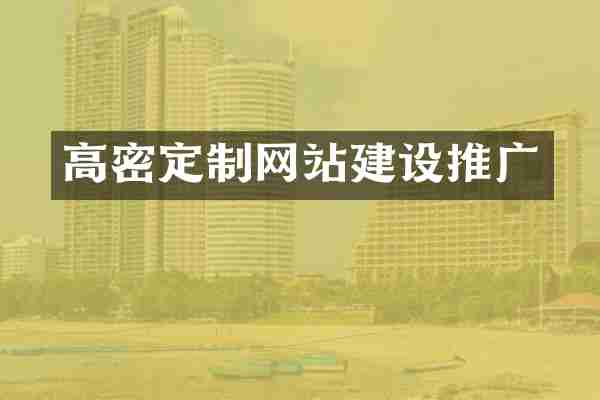高密定制网站建设推广