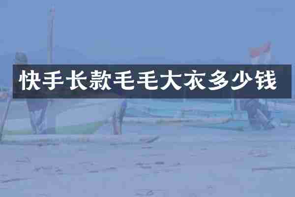 快手长款毛毛大衣多少钱