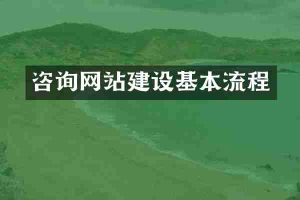 咨询网站建设基本流程