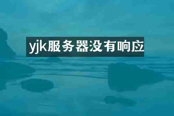 yjk服务器没有响应