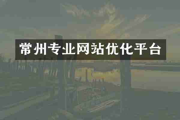 常州专业网站优化平台