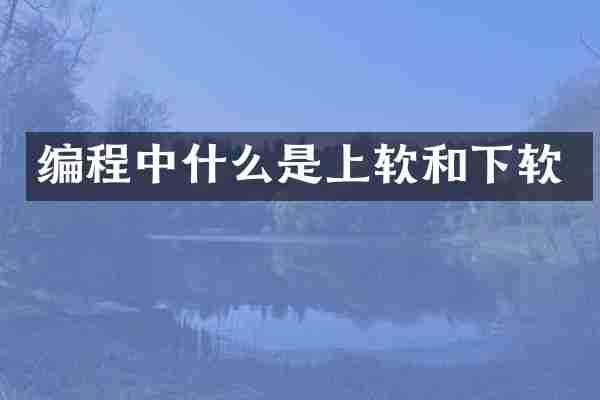 编程中什么是上软和下软