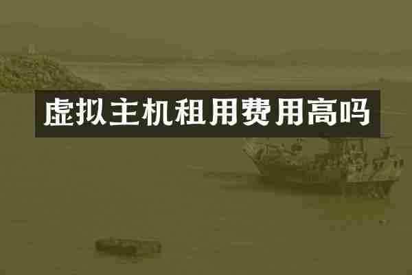 虚拟主机租用费用高吗