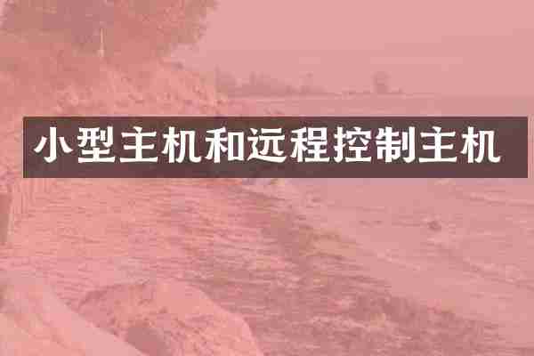 小型主机和远程控制主机