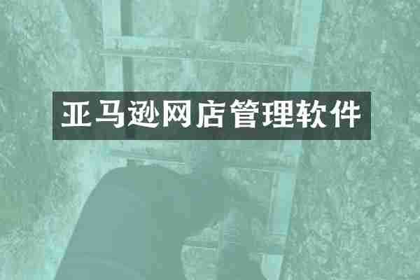 亚马逊网店管理软件