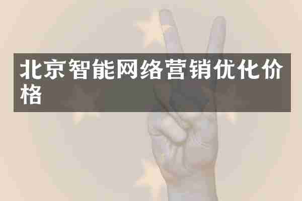 北京智能网络营销优化价格