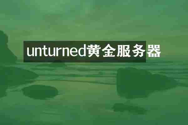 unturned黄金服务器