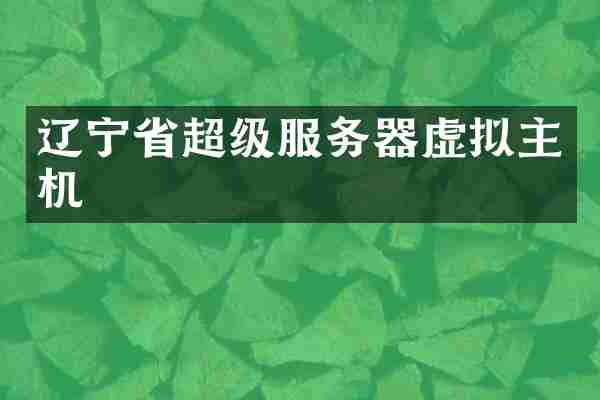 辽宁省超级服务器虚拟主机
