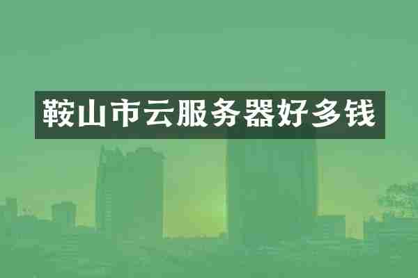 鞍山市云服务器好多钱