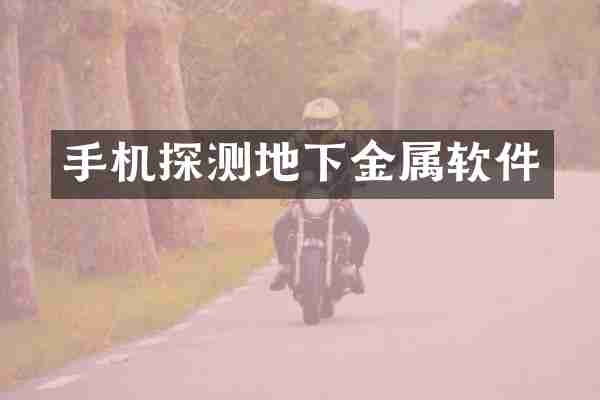 手机探测地下金属软件