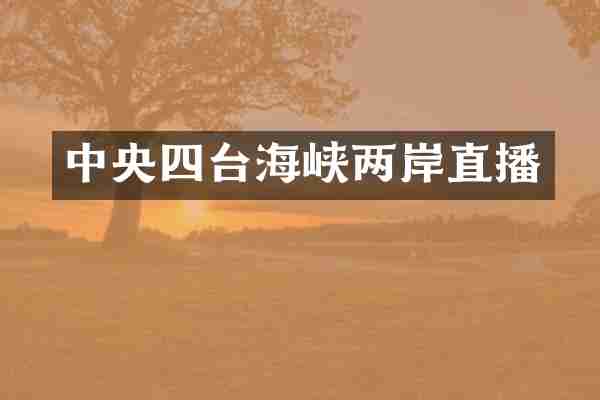 中央四台海峡两岸直播