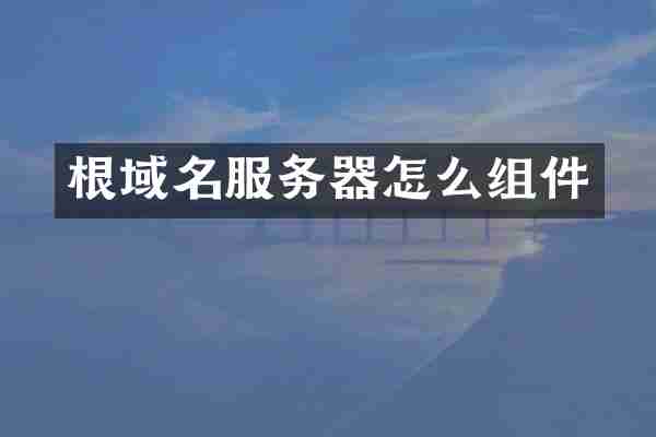 根域名服务器怎么组件