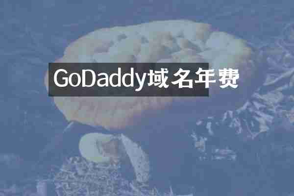 GoDaddy域名年费