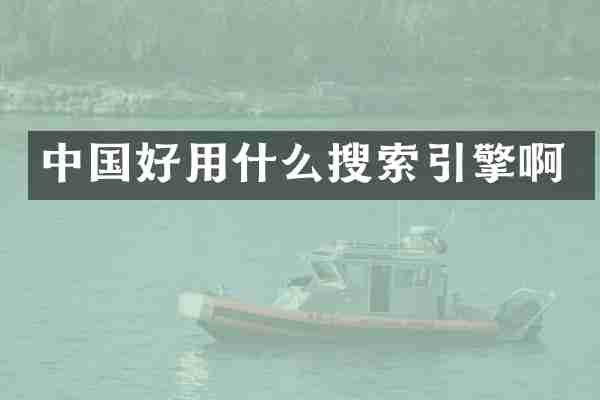 中国好用什么搜索引擎啊