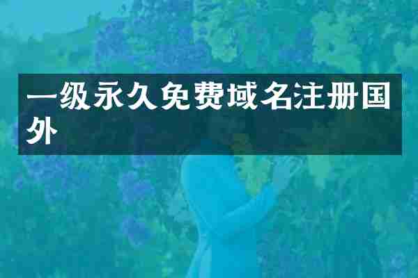 一级永久免费域名注册国外