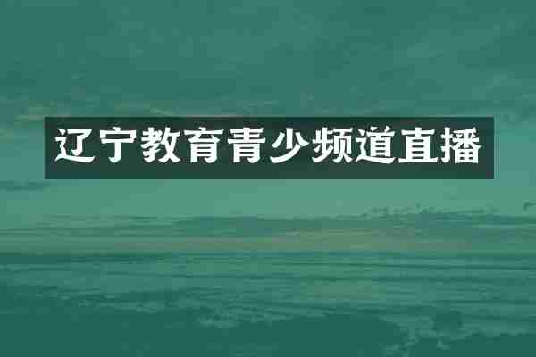 辽宁教育青少频道直播