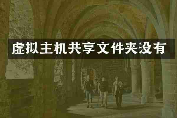 虚拟主机共享文件夹没有