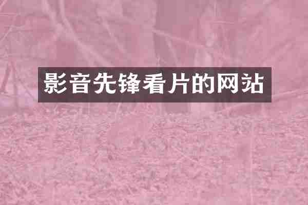 影音先锋看片的网站