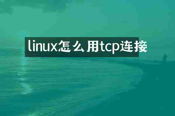 linux怎么用tcp连接