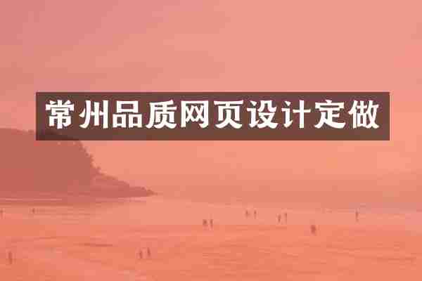 常州品质网页设计定做