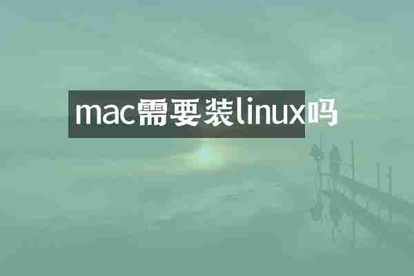 mac需要装linux吗