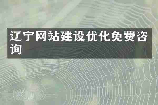 辽宁网站建设优化免费咨询