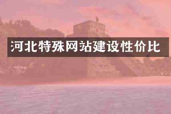 河北特殊网站建设性价比