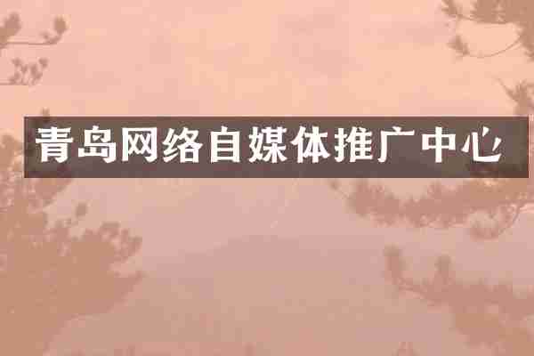 青岛网络自媒体推广中心