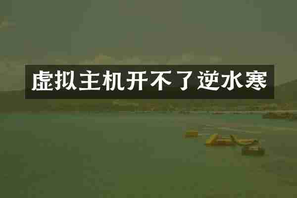虚拟主机开不了逆水寒