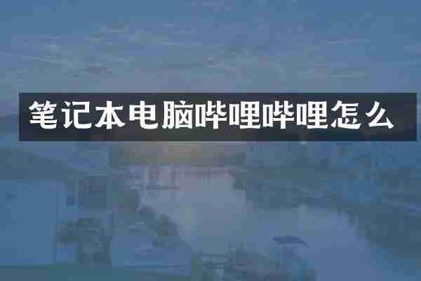 笔记本电脑哔哩哔哩怎么