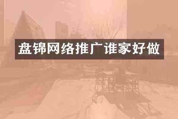 盘锦网络推广谁家好做