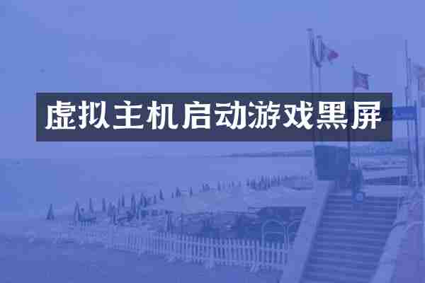 虚拟主机启动游戏黑屏