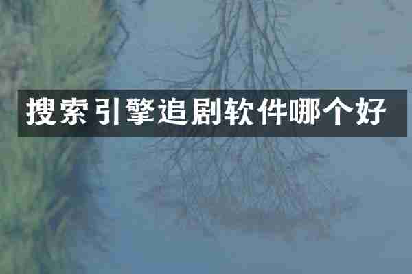 搜索引擎追剧软件哪个好