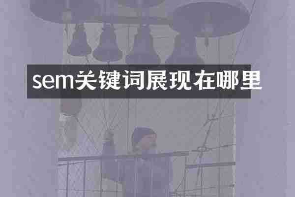 sem关键词展现在哪里