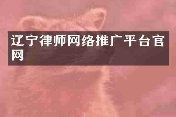 辽宁律师网络推广平台官网