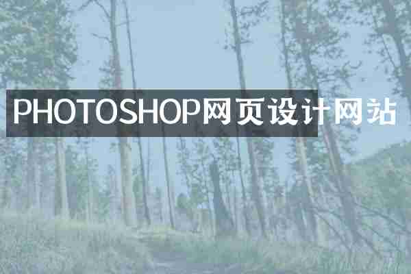 PHOTOSHOP网页设计网站