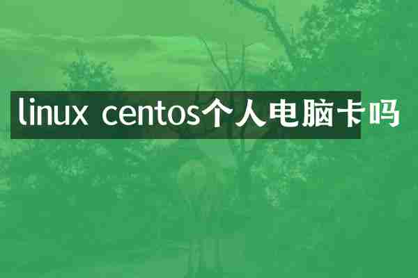 linux centos个人电脑卡吗