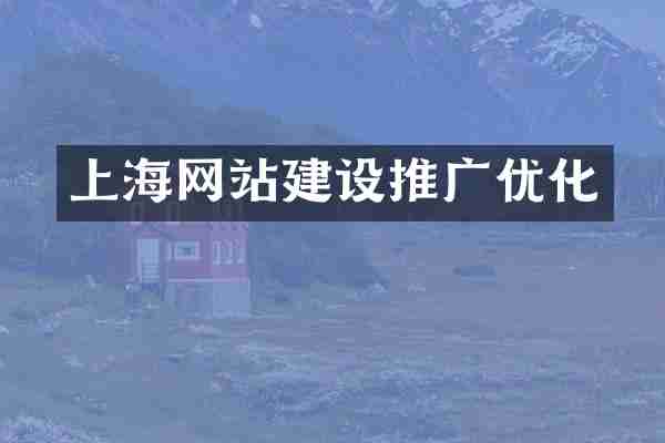 上海网站建设推广优化