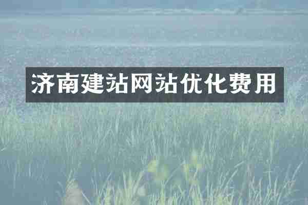 济南建站网站优化费用