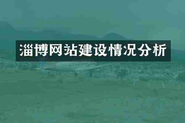 淄博网站建设情况分析