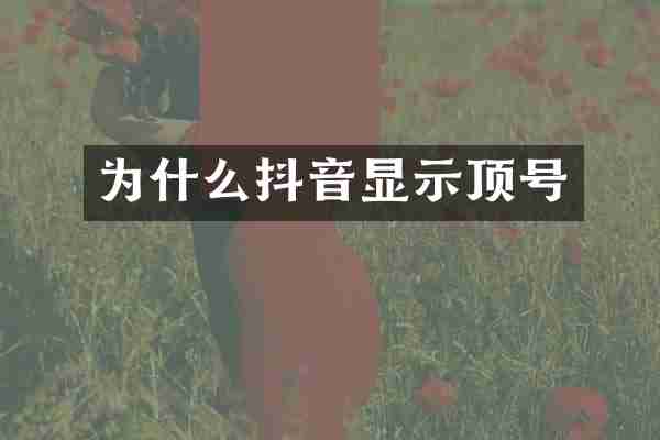 为什么抖音显示顶号