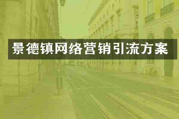景德镇网络营销引流方案