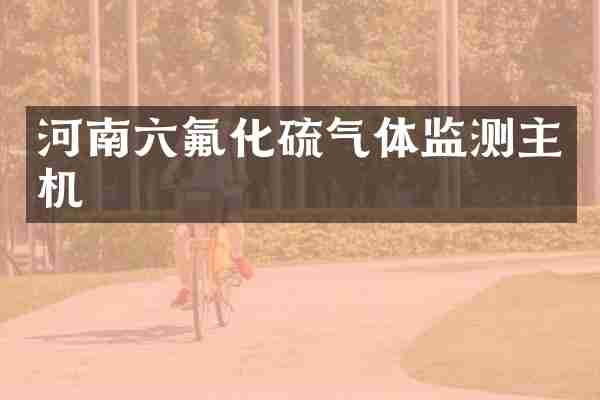 河南六氟化硫气体监测主机