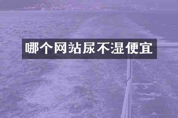 哪个网站尿不湿便宜
