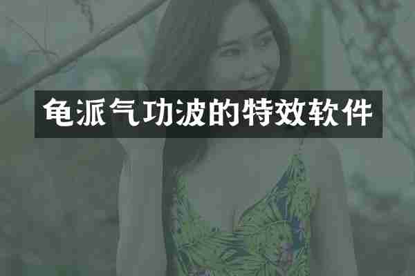 龟派气功波的特效软件
