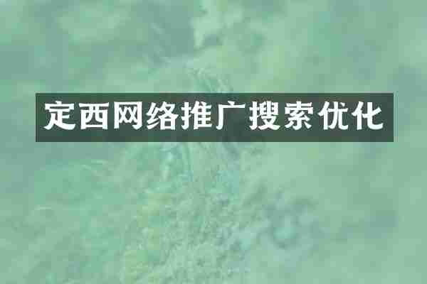 定西网络推广搜索优化
