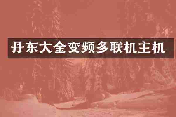 丹东大金变频多联机主机