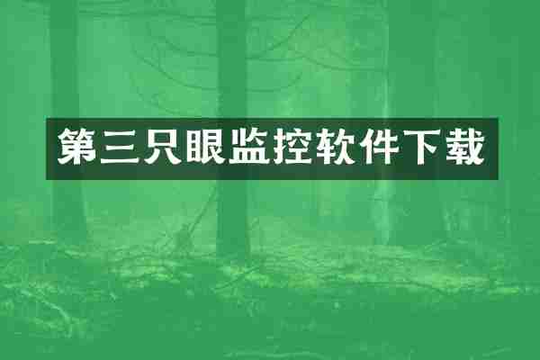 第三只眼监控软件下载