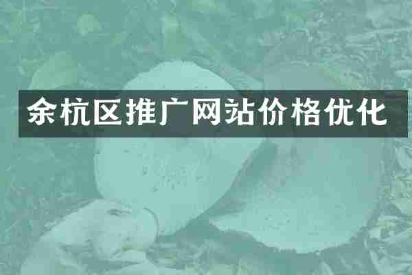 余杭区推广网站价格优化