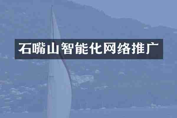 石嘴山智能化网络推广